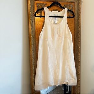 Light Blush Cream slip mini dress Lingerie style